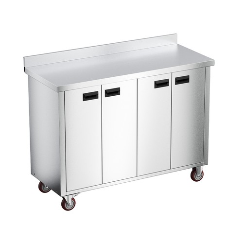 Stainless steel mobile prep - stainless,