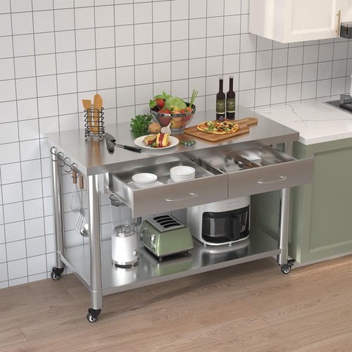 X24 stainless steel work - 48"x24",