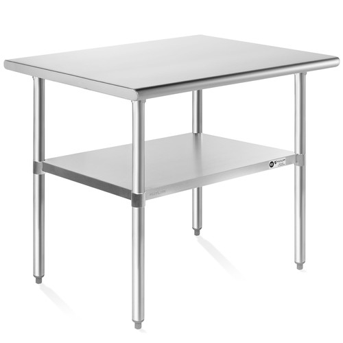 Stainless steel prep - prep, table